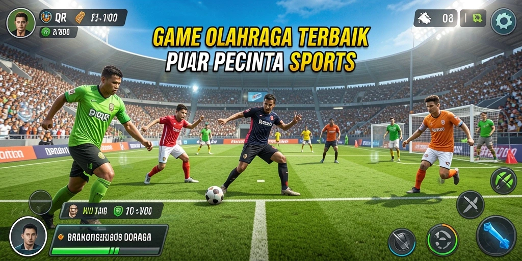 Tampilan visual gameplay 8QR yang menegangkan dalam olahraga.