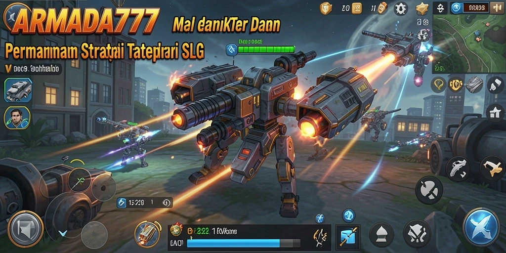 Tampilkan gameplay mendebarkan dari ARMADA777 yang menguji strategi Anda.