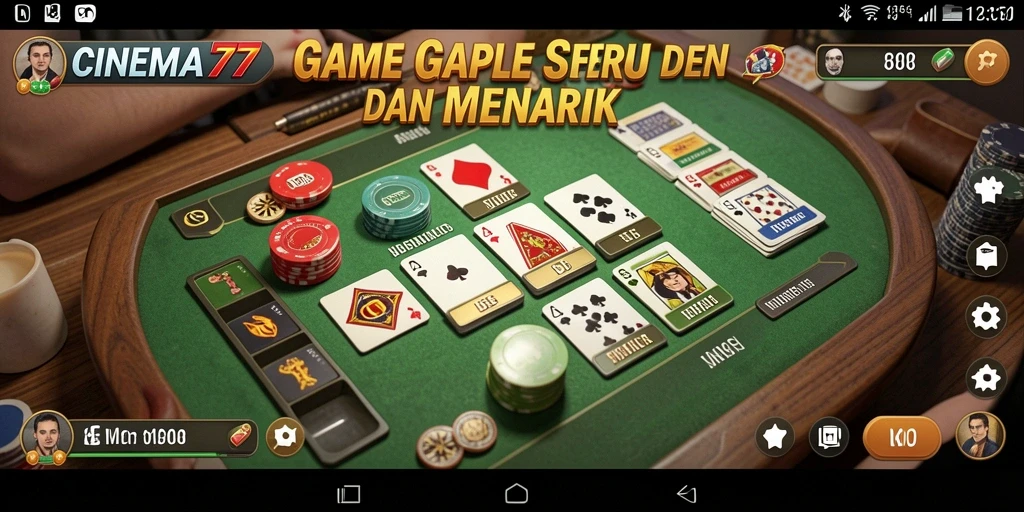 Tampilan gameplay CINEMA77 yang menarik dan interaktif.