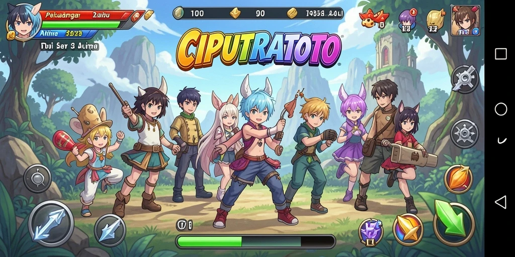 Gameplay menarik dari CIPUTRATOTO yang menampilkan karakter anime.