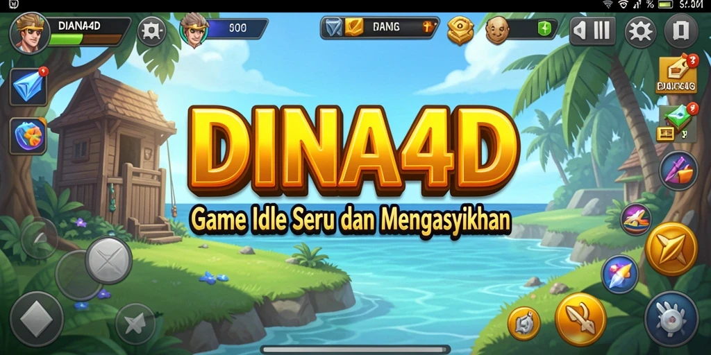 Tampilan gameplay DIANA4D yang menarik dan interaktif.