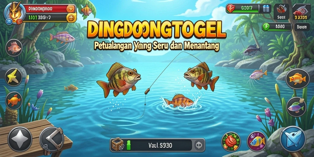Tangkapan ikan besar dalam gameplay DINGDONGTOGEL yang seru.