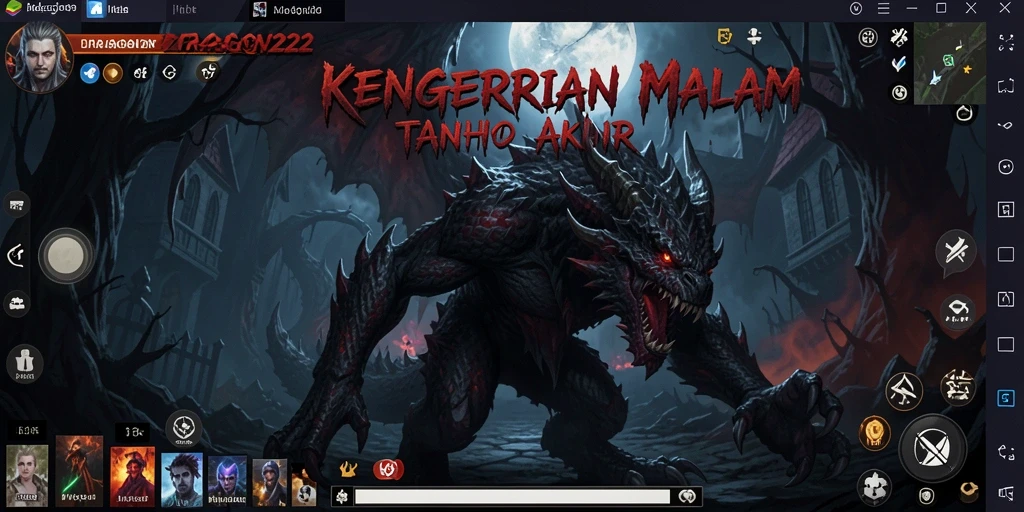 Gameplay menakutkan dengan suasana kegelapan yang mencekam.