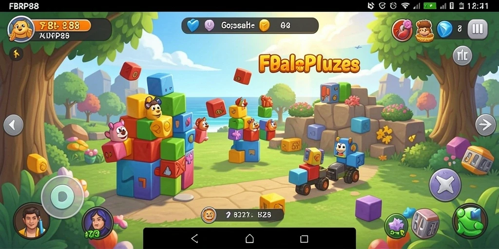 Screenshot gameplay FBRP88 menampilkan serunya menyelesaikan teka-teki.