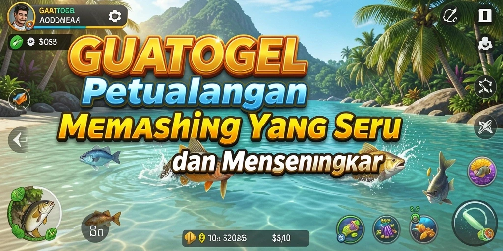 Screenshot GUATOGEL menampilkan suasana memancing yang menakjubkan dan seru.