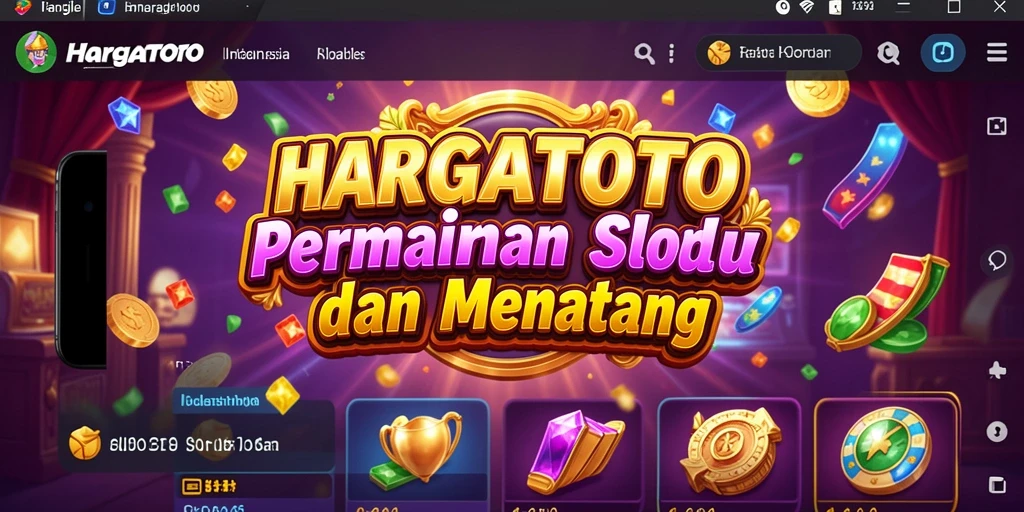 Screenshot gameplay HARGATOTO menampilkan mesin Slot yang menarik dan menakjubkan.