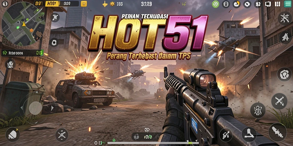 Gameplay intens HOT51 dalam TPS yang mendebarkan.