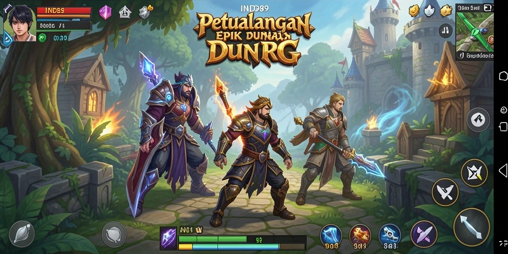 Gameplay menarik RPG dengan grafis yang memukau.