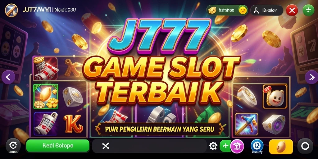 Tampilan gameplay slot JT777 yang menarik dan mendebarkan.