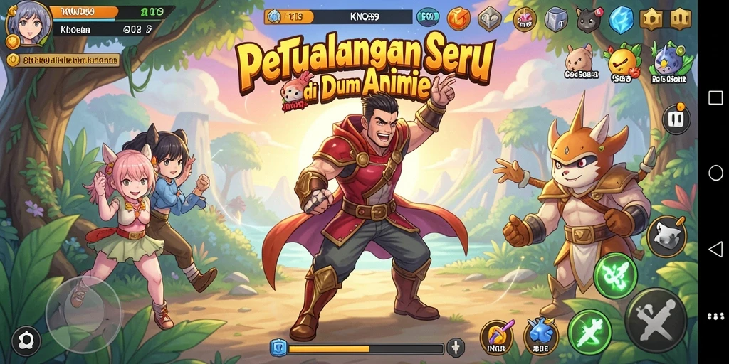 Screenshot menunjukkan gameplay KNO89 yang seru dan penuh aksi.