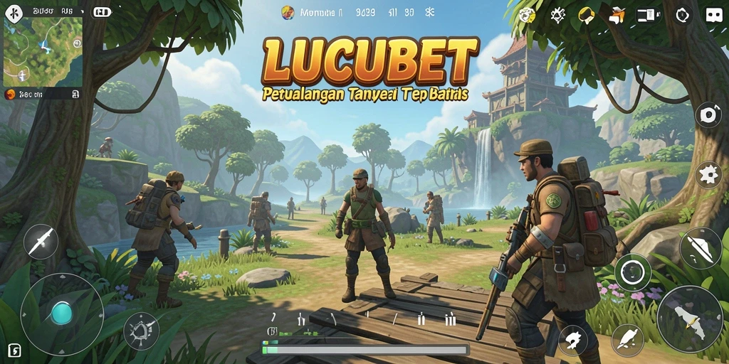 Screenshot gameplay menunjukkan petualangan seru dalam dunia terbuka.