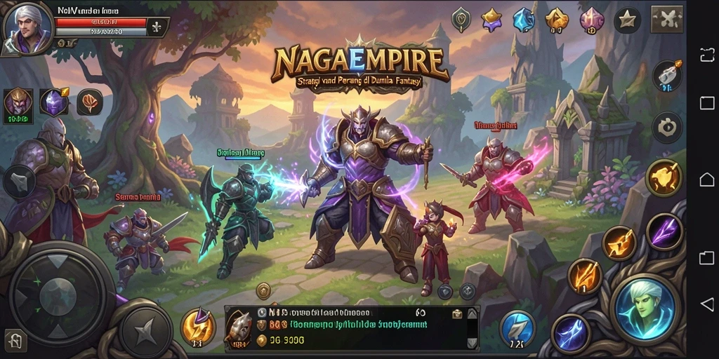 Tampilan menarik dari pertempuran dalam NAGAEMPIRE