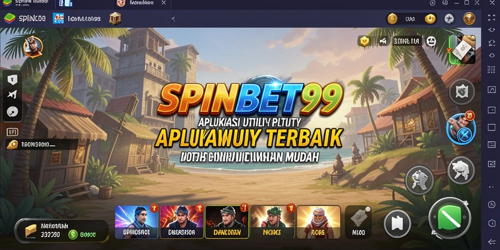Tangkapan layar utama SPINBET99 menunjukkan antarmuka yang intuitif dan fitur-fitur unggulan.